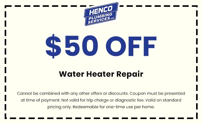 Discounts on Water Heater Repair