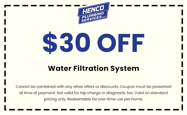 Discounts on Water Filtration System